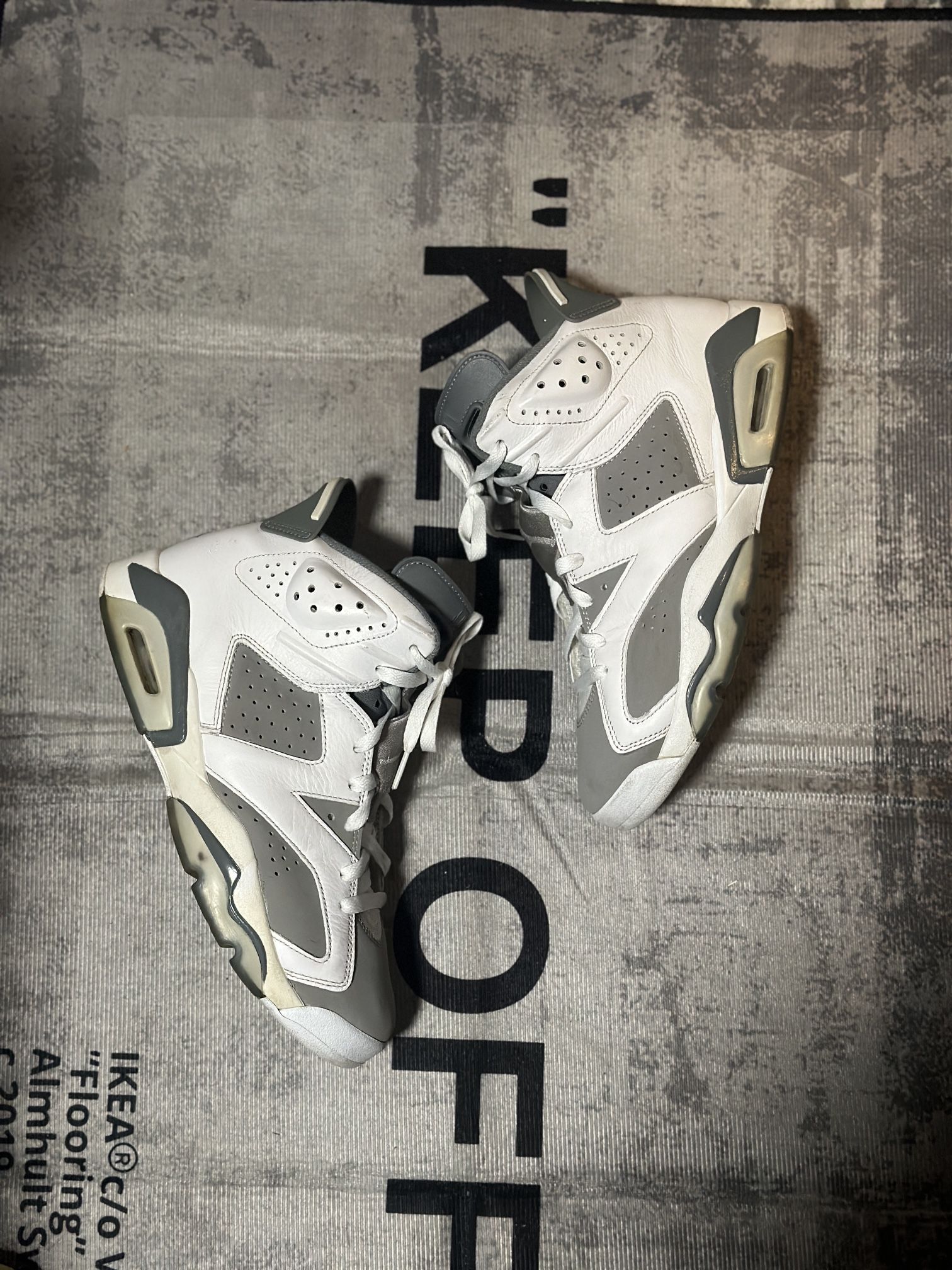 Jordan 6 Cool Grey Size 9.5