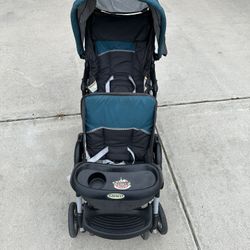 Double stroller (used) MUST GO. 