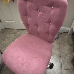 Pink Make Up Chair 