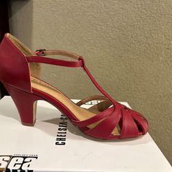 ModCloth Chelsea Crew Red Shoes Size 7