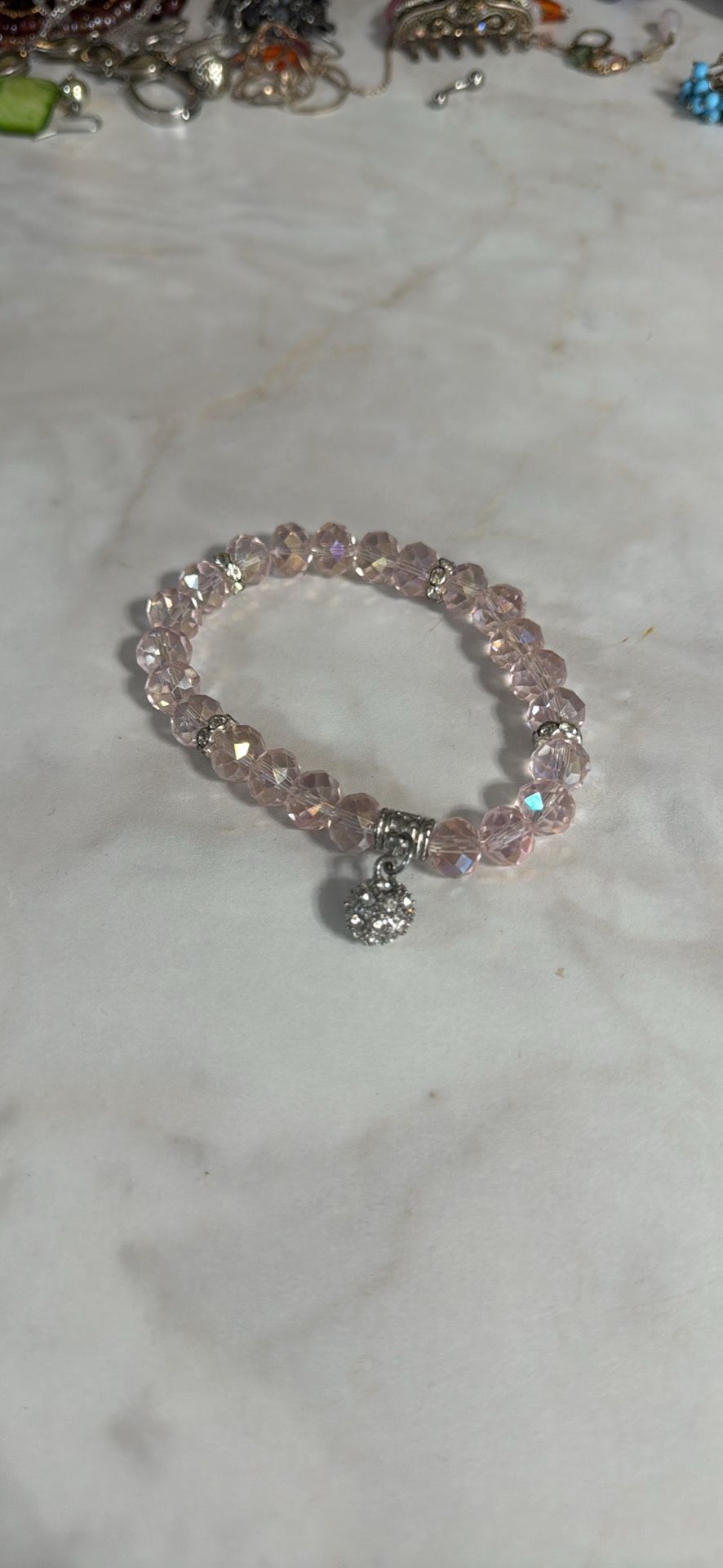 Pink Crystal Bracelet