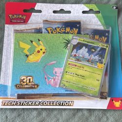 Pokemon 30th Celebration Tech Sticker Collection