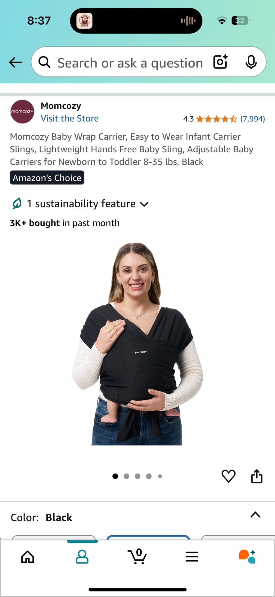 Momcozy Baby Sling/Carrier