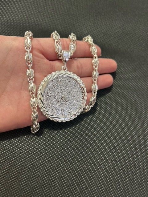 Aztec Calendar Pendant With Turkish Chain,All Products : American Fashion Style Bags On Sale