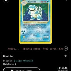 Blastoise  150$ Obo