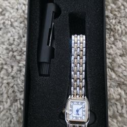 Elegant Silver Cheetah Women’s Watch