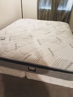 Cal King mattress and box spring