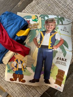 Jake and the Neverland Pirates Child Costume Size L (4-6)