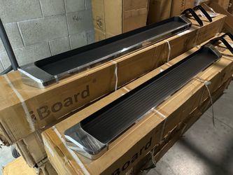 15-26 Ford F-150/ 17-26 Ford F-250 & F-350 6” Chrome Running Board Side Steps/ Estribos