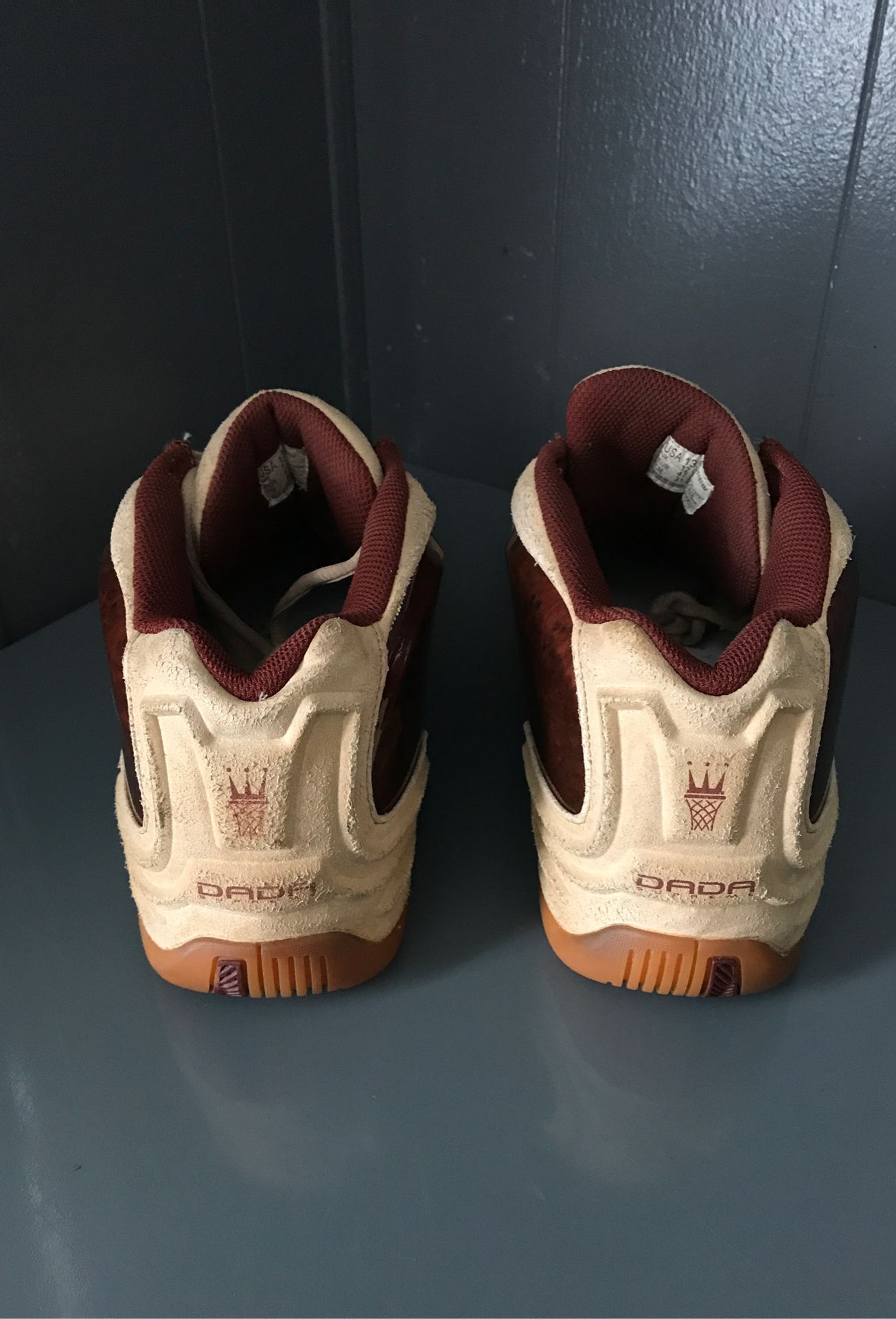 Dada Supreme Mens Shoes SZ 13 Basketball Baller Vintage Tan Brown 