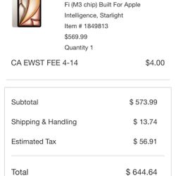  Brand New Sealed iPad Air M3 – 128GB (Starlight)