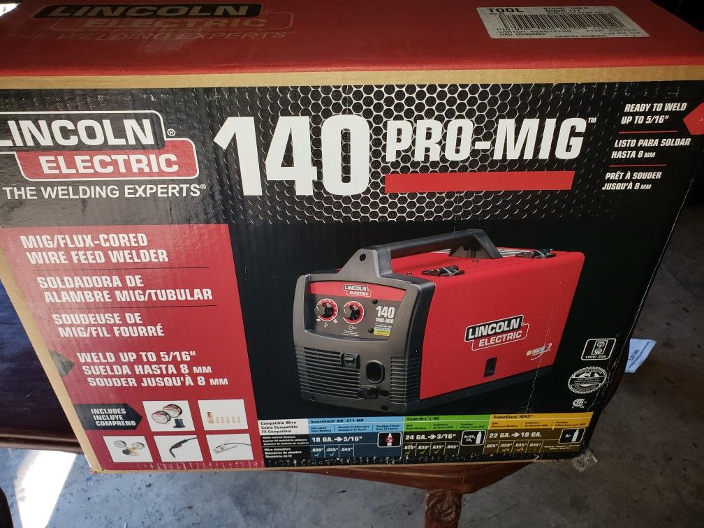 LINCOLN 140 PRO-MIG BRAND NEW NEVER OPENED