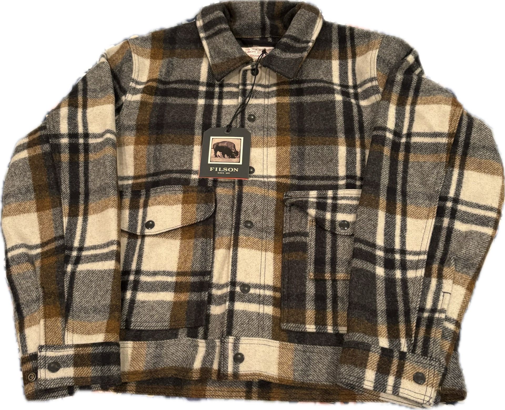 Filson wool work jacket new with tags size Large made in USA
