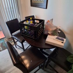 Dark wood Dining Table MUST GO TODAY!!!!!