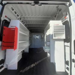 Utility Van Shelving And Ladder Rack