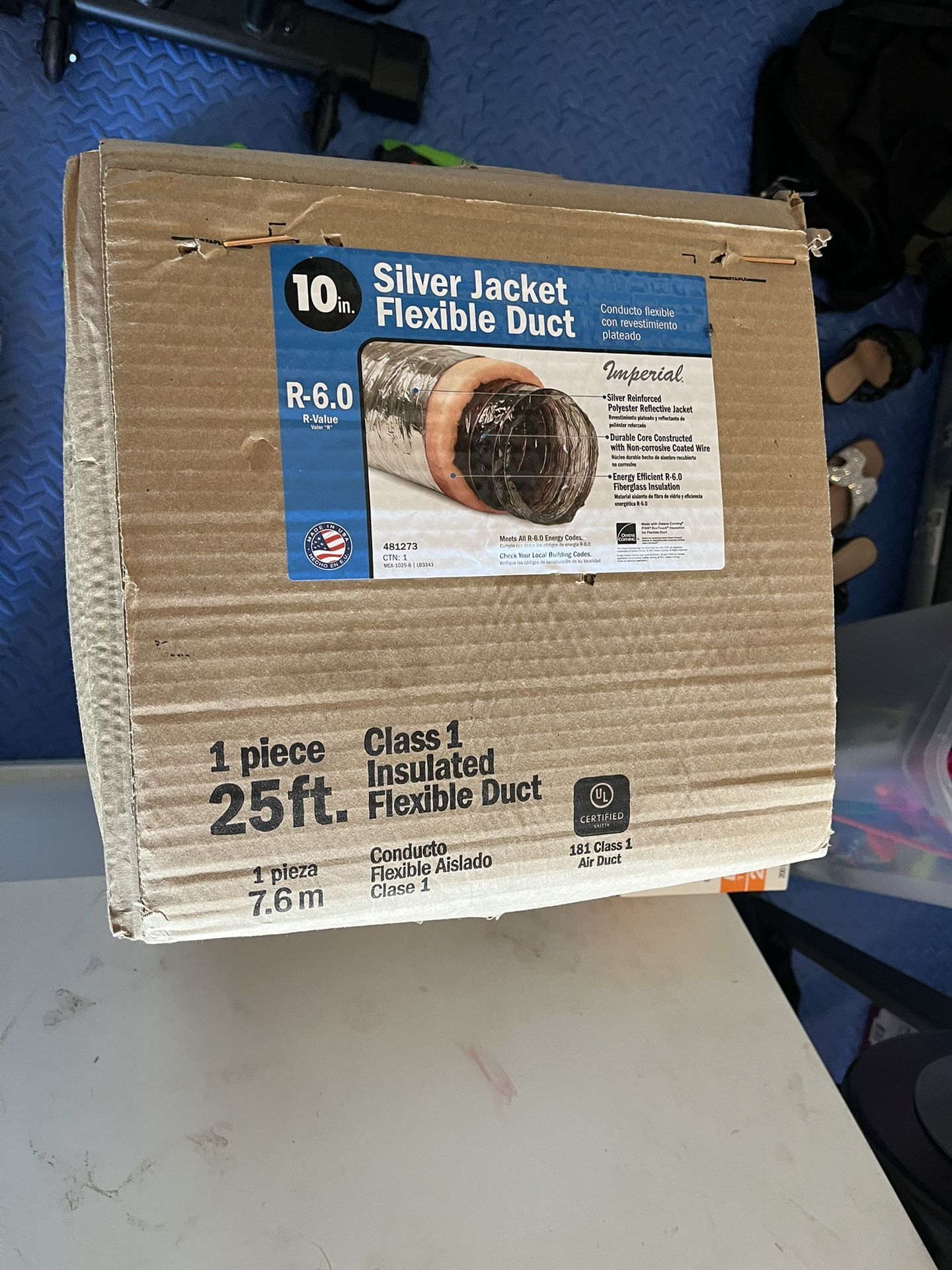 Insulated Flex Duct 25’