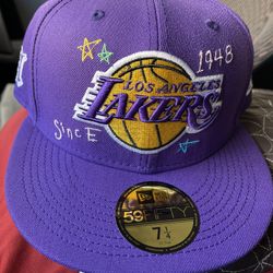 NEW ERA LA LAKERS CAP 7 1/4 FITTED