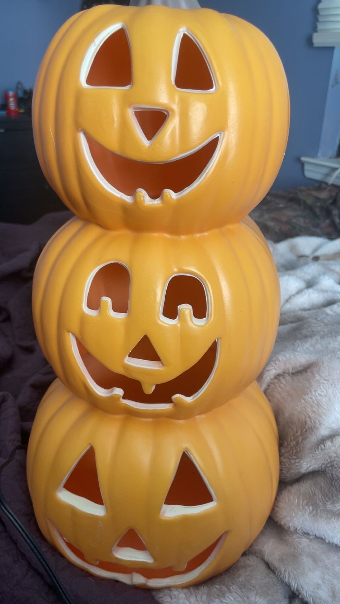 Vintage Plug In Pumpkin So Adorable