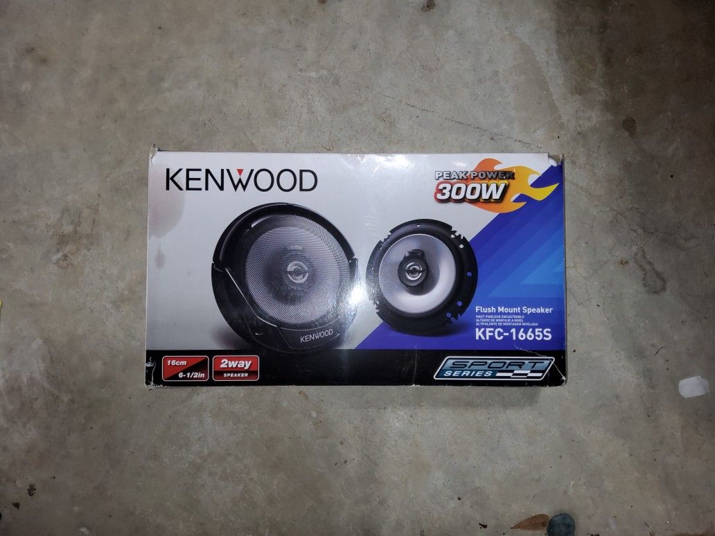 New Kenwood 6 1/2 Inch Speakers