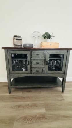 Vintage style Buffet Side Bar Cabinet