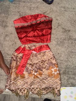 Moana Kids Halloween Costume Two-Piece Set