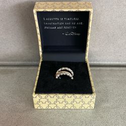 Silver Disney Rebecca Hook Rings Size 6