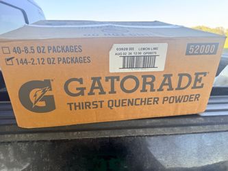 Gatorade Thirst Quencher Powder Lemon Lime 144-Pack