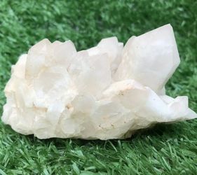 Milky quartz cluster