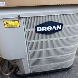 BROAN 4-Ton Outdoor AC Unit – Good Compressor & Fan Motor – $150