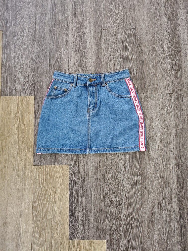 Forever 21 True Love Denim MIni Skirt