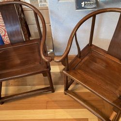 Maria Yee Ming Horseshoe Armchairs