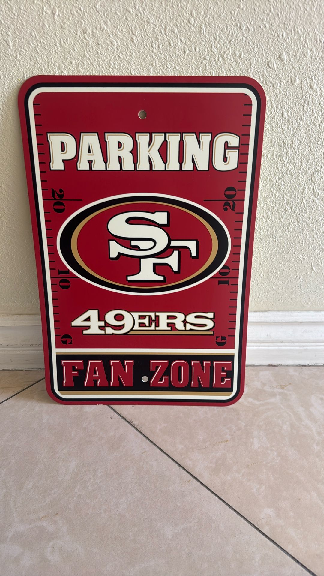 49Ers Parking Sign