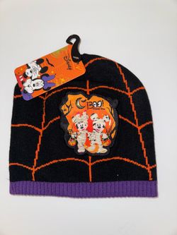 Disney Halloween Mickey & Minnie Beanie Hat