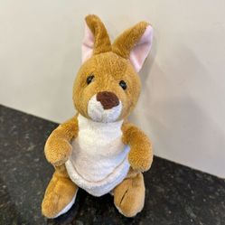 Ganz Webkinz Kangaroo HM180 Plush Stuffed Animal Beanie 9" No Code 