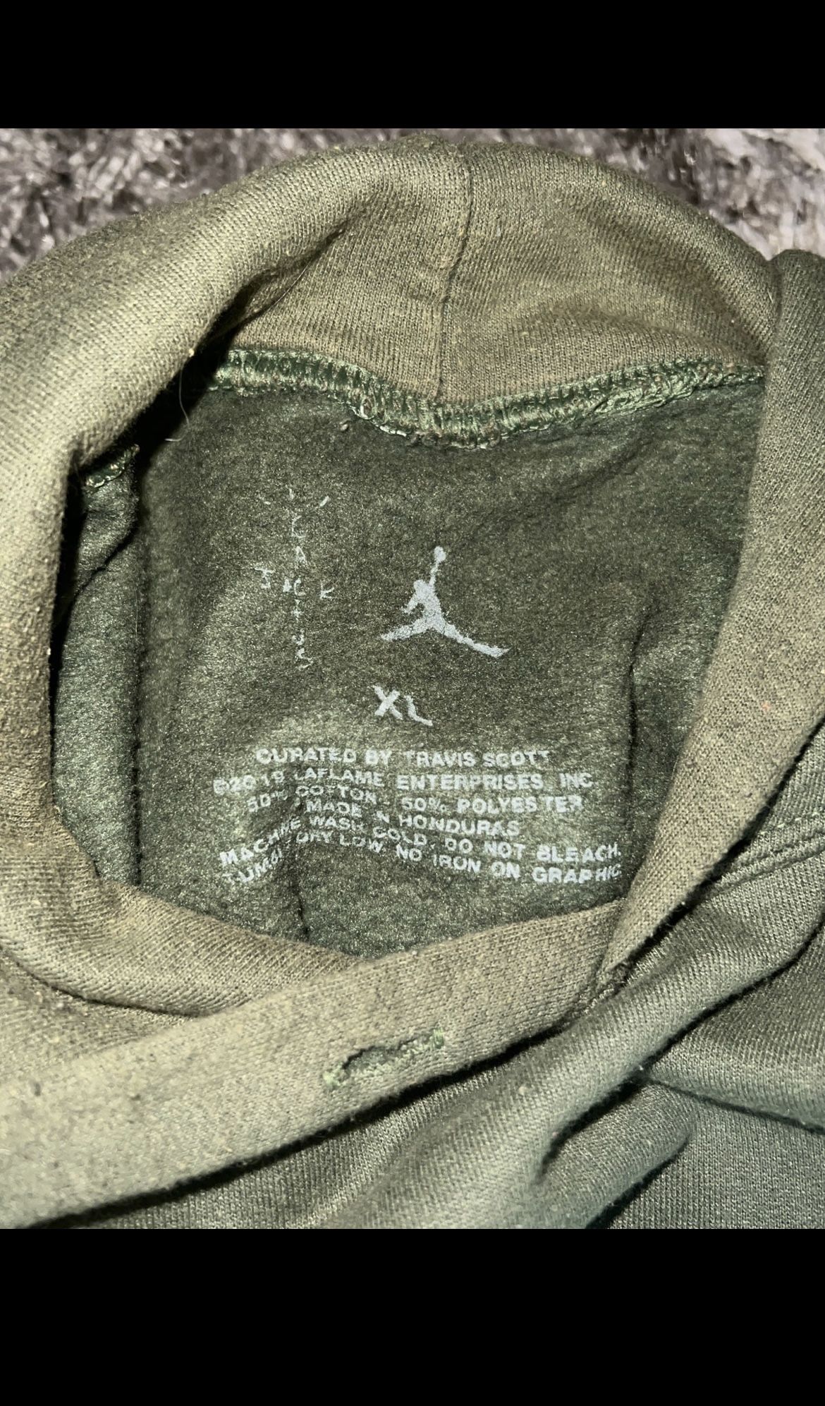 Cactus Jack by Travis Scott x Air Jordan Highest Hoodie 'Green