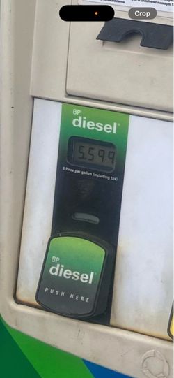 18 wheeler Diesel fill up. Half Off