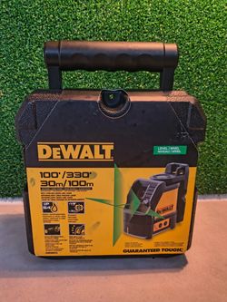 DEWALT DW088CG Self-Leveling Green Cross-Line Laser Level Black/Yellow