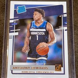 RC Anthony Edwards Rated Rookie Bronze 2020-21
