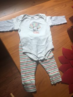Thanksgiving outfit 6-12 months