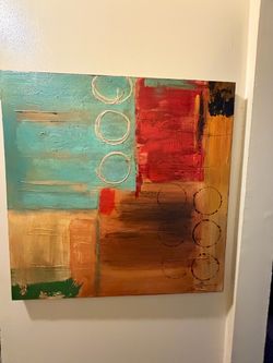 Original Abstract Acrylic Painting on Canvas