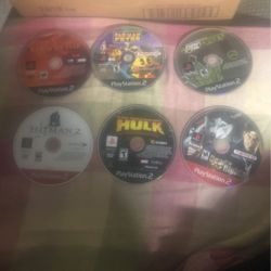 Ps2 Games:REIN OF FIRE, PAC MAN FEVER, NEED FOR SPEED PRO STREET, HITMAN 2, HULK, DEAD TO RIGHTS