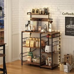 Kitchen Storage Rack With Power Outlet