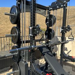 Vesta Fitness New Half Squat Rack |Functional Trainer|320 Weight Stack|Gym Equipment|Free Delivery 