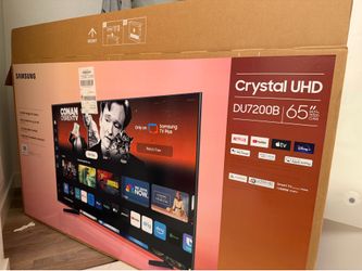 Samsung 65" Smart TV DU7200 4K Crystal UHD