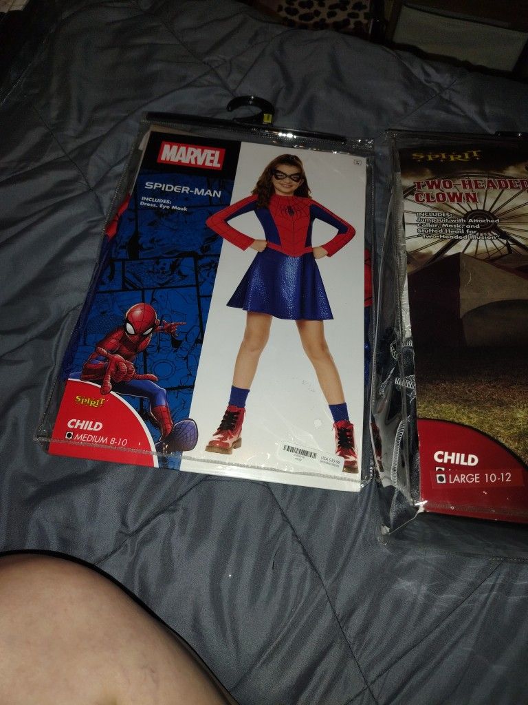 Spider Girl Costume. New. Children's Medium.