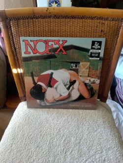 NOFX- Eating Lamb on Blue & Coral Half & Half Colored Vinyl. Limited Edition of 600 Copies. New Sealed. Mint
