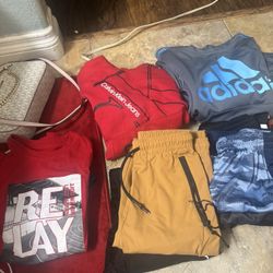Bag Of Boy Clothes Size 8 & 10-12