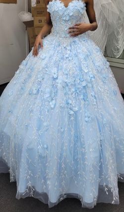 Custom Floral Gown XS