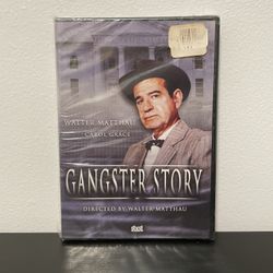 Gangster Story DVD Movie NEW SEALED Walter Matthau Carol Grace 1960