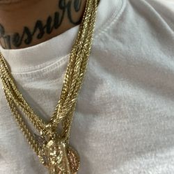 10k Gold Rope Chains 